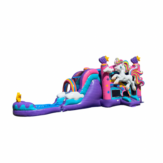 Unicorn Combo Bounce House